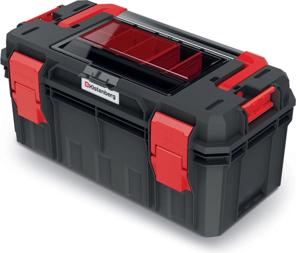 Kistenberg S Block Alu Log įrankių lagaminas 550 × 280 × 264 mm su organizatoriumi ir IP55