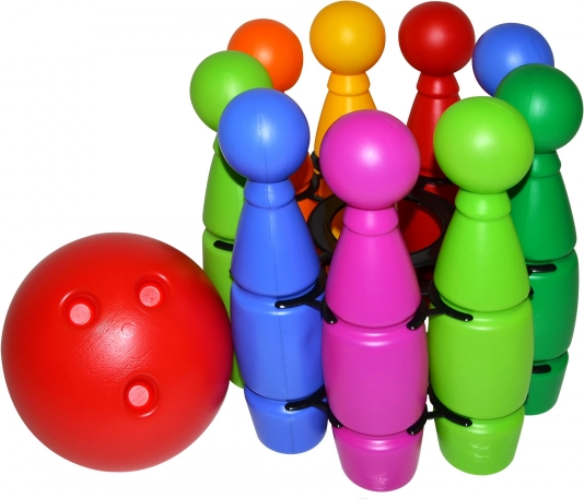 Kėgliai tinklelyje su kamuoliu