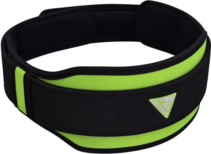 RDX neopreninis sunkiosios atletikos diržas Double Belt žalias, dydis L