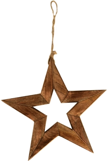 Hanging star decoration mango 33 cm