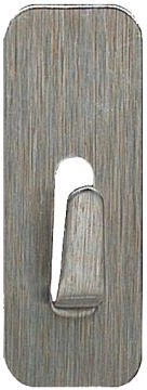 Savaime prilimpantys nerūdijančio plieno kabliukai, stačiakampiai 1,8 × 4,5 cm, rinkinys 4 vnt.