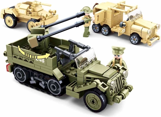 Sluban Army Kariniai automobiliai