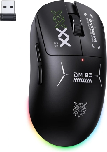 Onikuma DM03 RGB Wireless Gaming Mouse Black