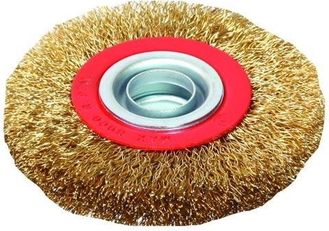 Circular rotary brush 150 mm, crimped wire 0.3 mm FESTA