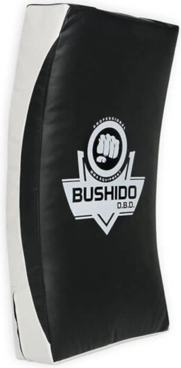 BUSHIDO lenkta treniruočių smūgių pagalvė 62 × 35 × 12, balta