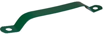 Plastikuotas laikiklis stulpui 38 mm, žalias