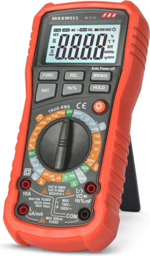 Digital multimeter with inductance measurement