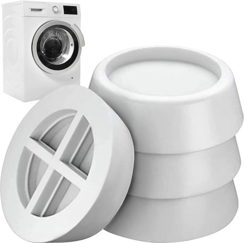 Neslystančios antivibracinės poveržlės skalbimo mašinai ir prietaisams – 4 vnt. RUHHY