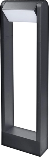 Solight LED lauko šviestuvo stulpelis Crotone 500 7 W 3000 K juodas su pakreipiama galvute