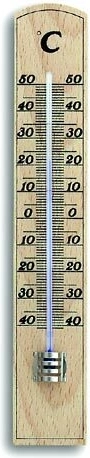 Indoor thermometer made of beech wood TFA