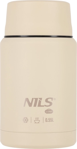 Nils camp maistinis termosas nc3807 smėlinės spalvos 550 ml