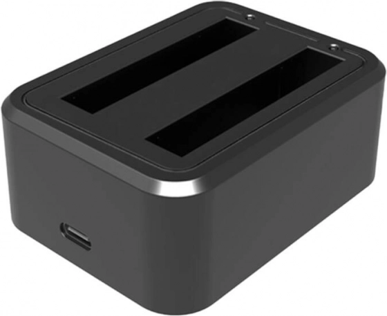 USB dvigubų lizdų įkroviklis PULUZ, skirtas Insta360 X3