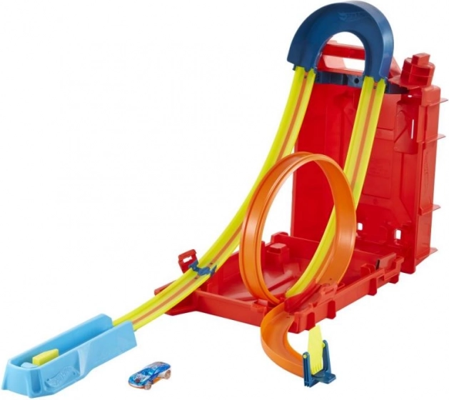 Kaskadininkų trasos rinkinys kanistre HOT WHEELS Track Builder Unlimited