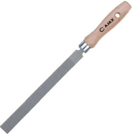 Flat rasp, machine-cut, 250 mm, cut 2, 25 × 6 mm