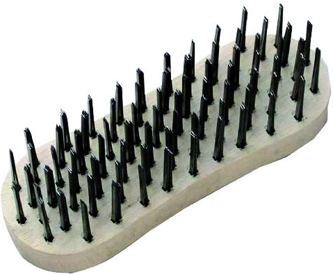 Butcher brush with 7 rows, wire 2.8 × 0.45 mm