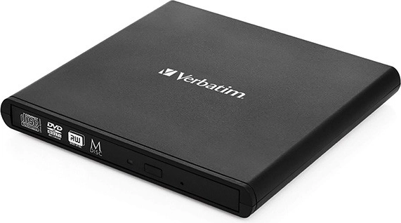 Išorinis CD/DVD įrašymo įrenginys VERBATIM M-DISC USB 2.0 slim