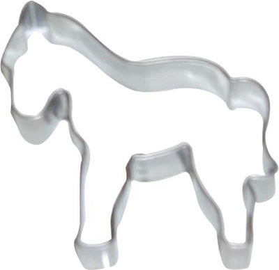 Stainless steel cookie cutter – horse (set of 10)