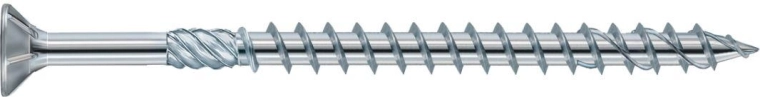 Timber construction screw 6.0 × 60 mm TX30 zinc-plated (200 pcs)