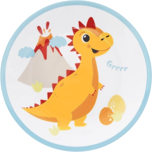 Kids shallow portion plate DINO 21 cm - 1 piece