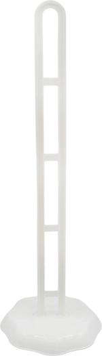Plastikinis tualetinio popieriaus stovas, 47 cm, baltas