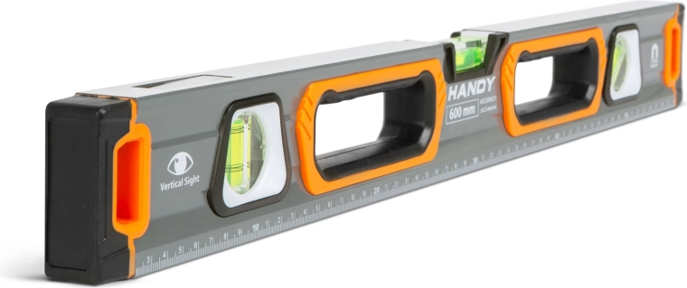 Magnetic Aluminum Spirit Level with Mirror Vial 600 mm