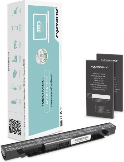 Movano laptop battery for Asus X550/A450/F450/K550 (A41-X550A) 2200 mAh 32 Wh