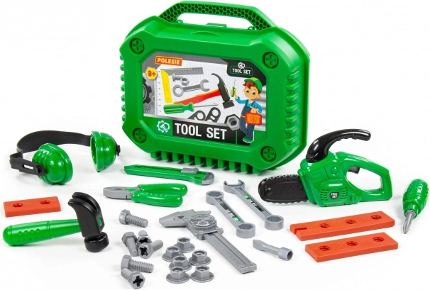 Vaikiškas įrankių rinkinys lagamine