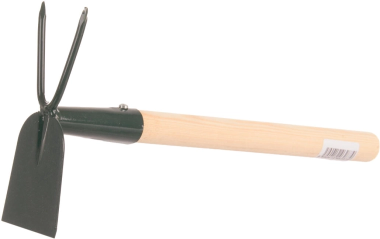 PROFI hand hoe with 2 prongs and 27 cm handle