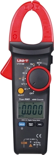 Uni-T UT213B digital True RMS clamp multimeter 400 A with temperature measurement