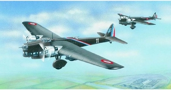 Modelis Amiot 143 masteliu 1:72