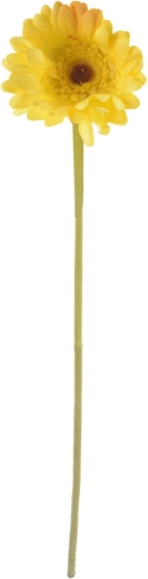 Artificial Yellow Gerbera 61 cm