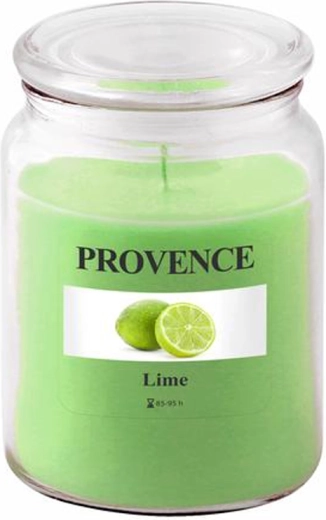 Provence scented glass candle lime 95 hours