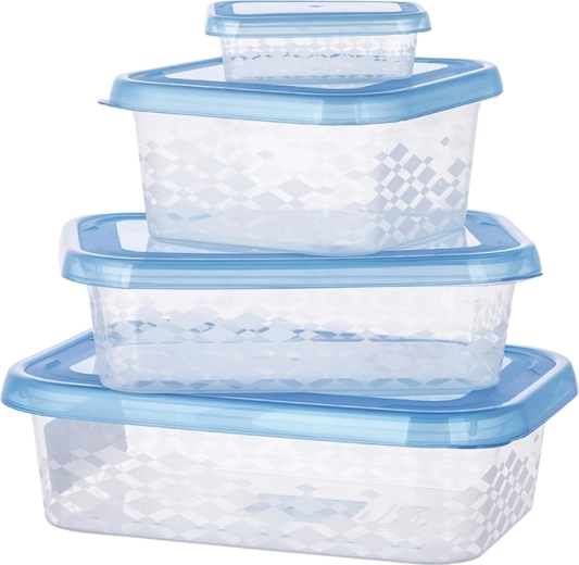 Rectangular Food Storage Container Blue Box 1.75 L
