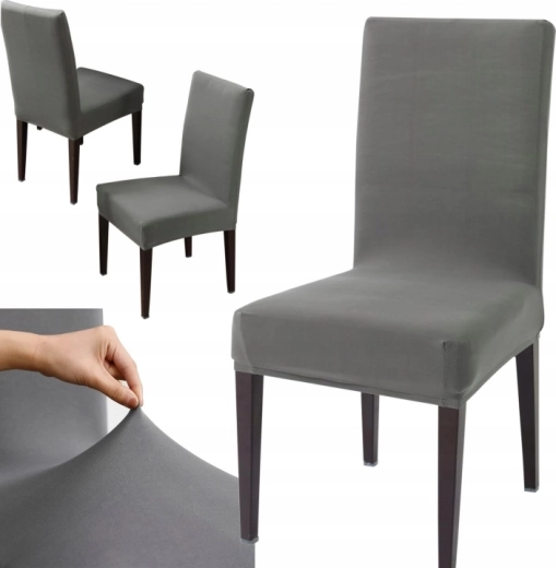Elastingas valgomojo kėdės užvalkalas su sutvirtinta guma – 1 vnt.
