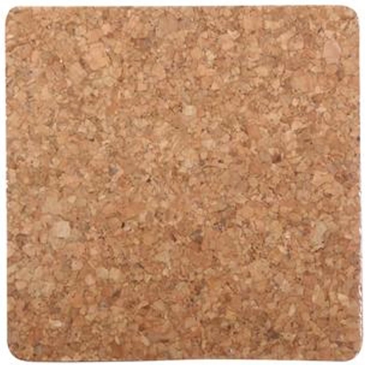 TORO Cork Coasters 9.5 × 9.5 cm, Set of 6