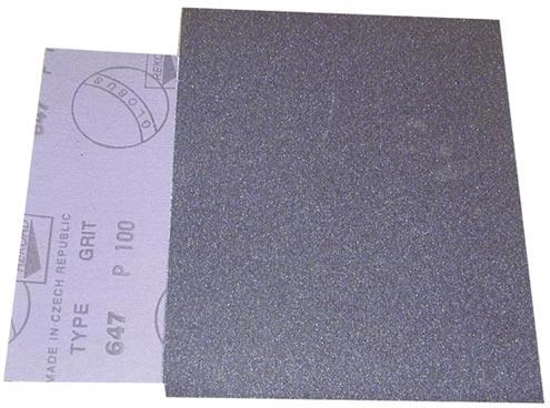 Abrasive cloth for metal and wood, grit 180, 230 × 280 mm