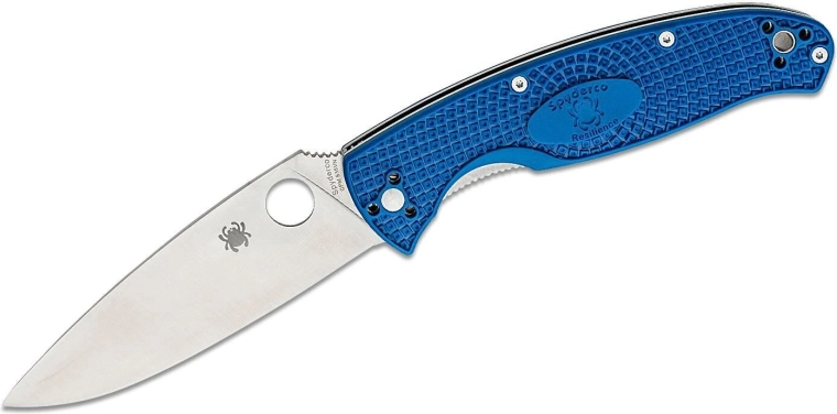 Spyderco Resilience Lightweight blue pocket knife 10.7 cm CPM S35VN