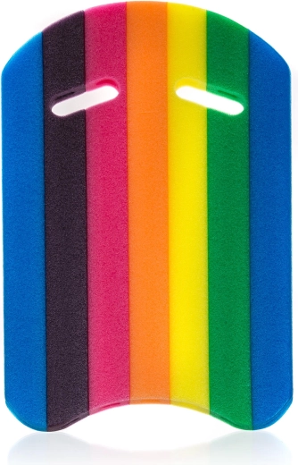 Kids’ EPE Swimming Kickboard, Rainbow, 45 × 30 × 3 cm