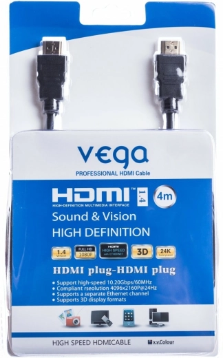 HDMI cable 4 m 10.2 Gb/s black
