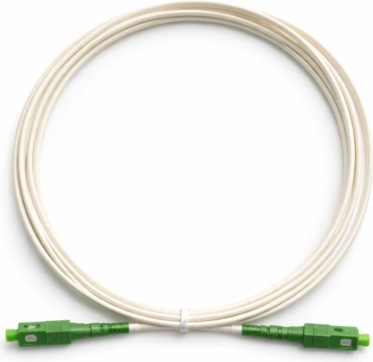 Optinis patchcord SC–SC APC 3 m baltas
