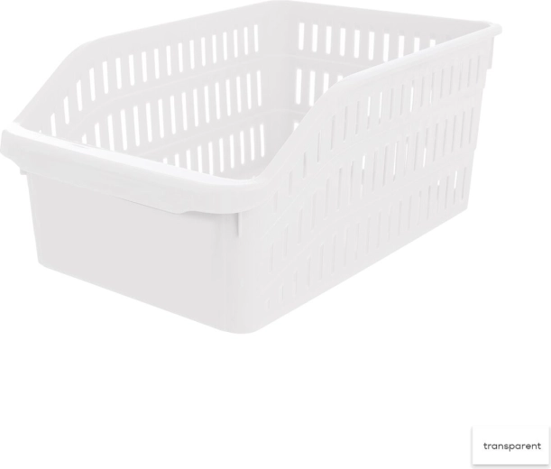Tina Organizer – plastic basket 20 × 30 × 13 cm, assorted colors