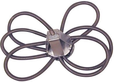 Chimney brush head with 6 springs, 120–220 mm