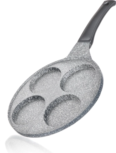 Blyninė keptuvė 26 cm su nepridegančia danga Granite Grey