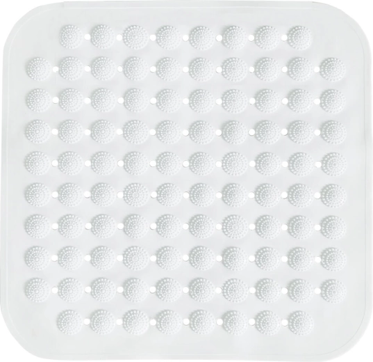 Neslystanti dušo kilimėlis iš PVC 43,5 × 43,5 cm