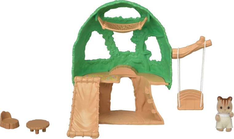 Nursery Tree Playset with Baby Walnut Squirrel