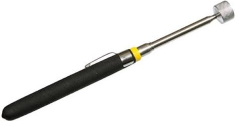 Telescopic magnet with rubberized handle