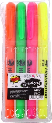 Žymeklių rinkinys – 4 spalvos