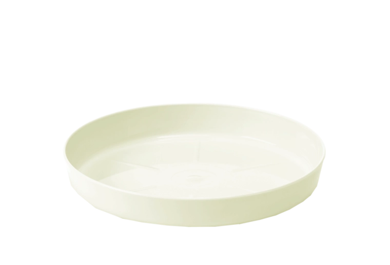 Cream Plant Pot Saucer Lamela No. 6