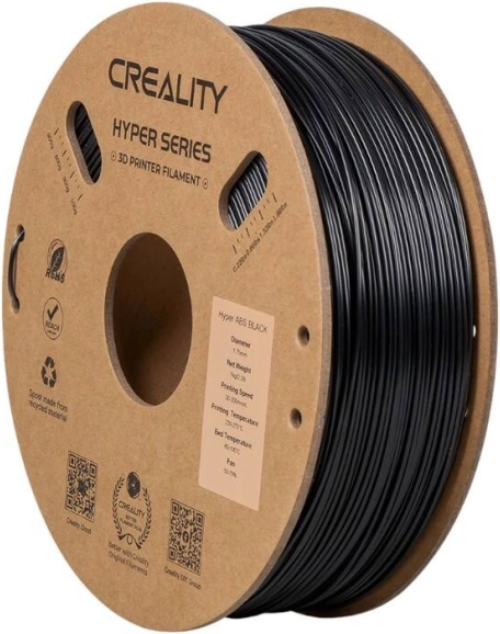 Creality Hyper ABS filamentas, juodas