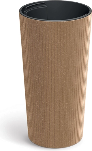 Lamia Slim Eco Wood Flower Pot 20 cm naturo
